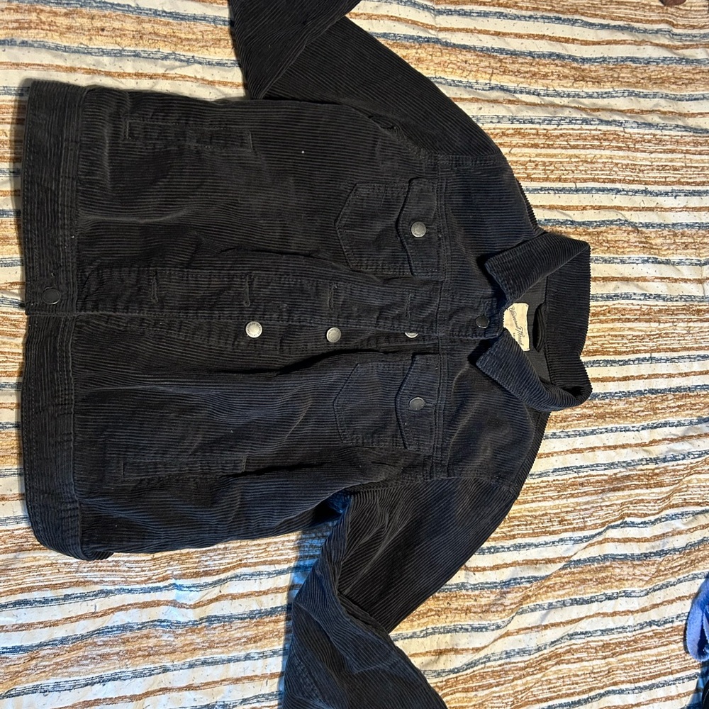 Universal Thread Black Corduroy Jacket
